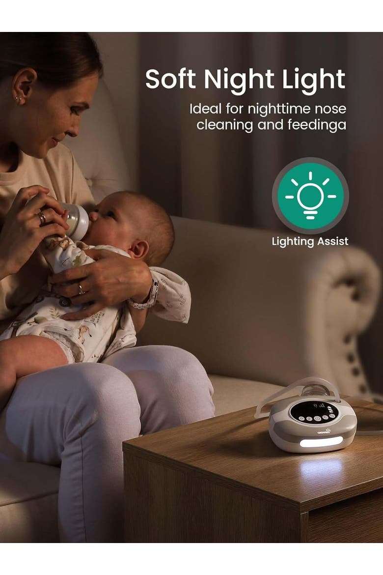 Electric Nose Suction for Baby, Alternate, color, Grey