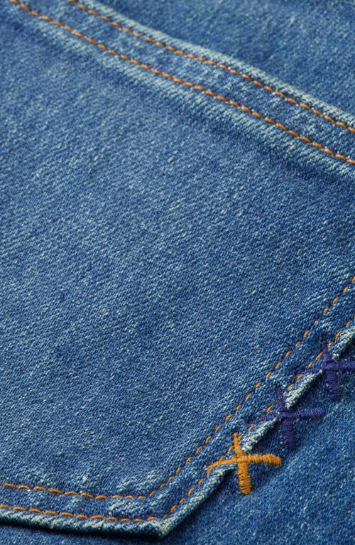 Scotch & Soda Big Boys 5 Pocket Loose Tapered Fit Jean In Blue