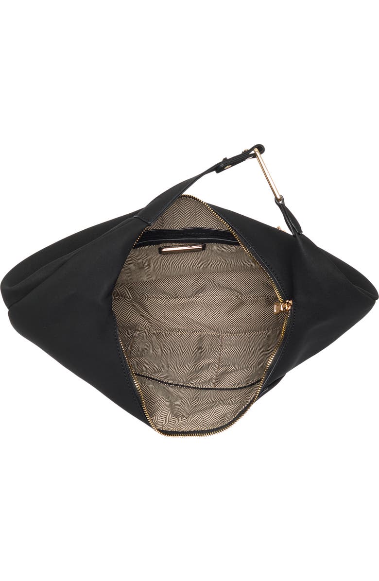 URBAN EXPRESSIONS HANDBAGS Faux Suede Hobo Bag, Alternate, color, Black