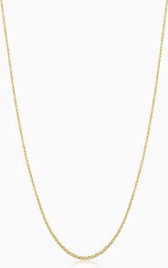 Oradina 10K Gold Rimini Rolo Chain