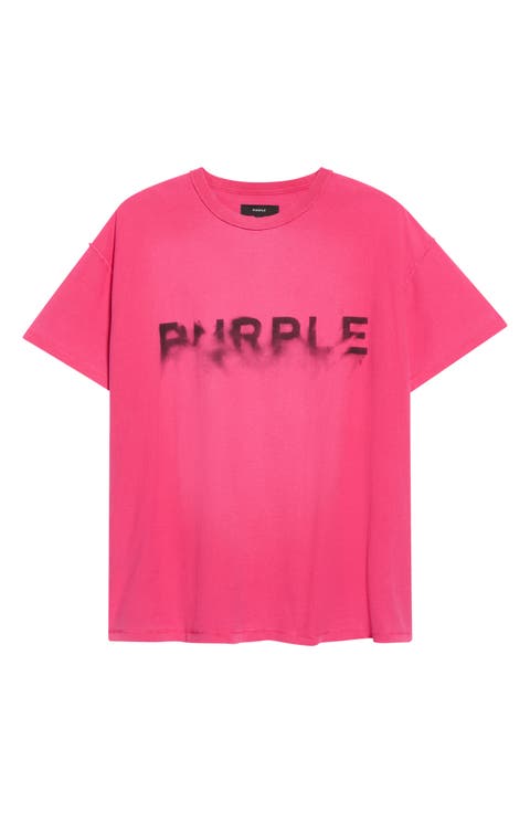 Textured Inside Out Cotton Graphic T-Shirt