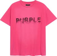 PURPLE BRAND Textured Inside Out Cotton Graphic T-Shirt