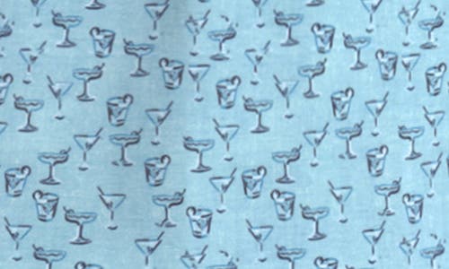 Jack Nicklaus Drinks Conversation Golf Polo In Blue