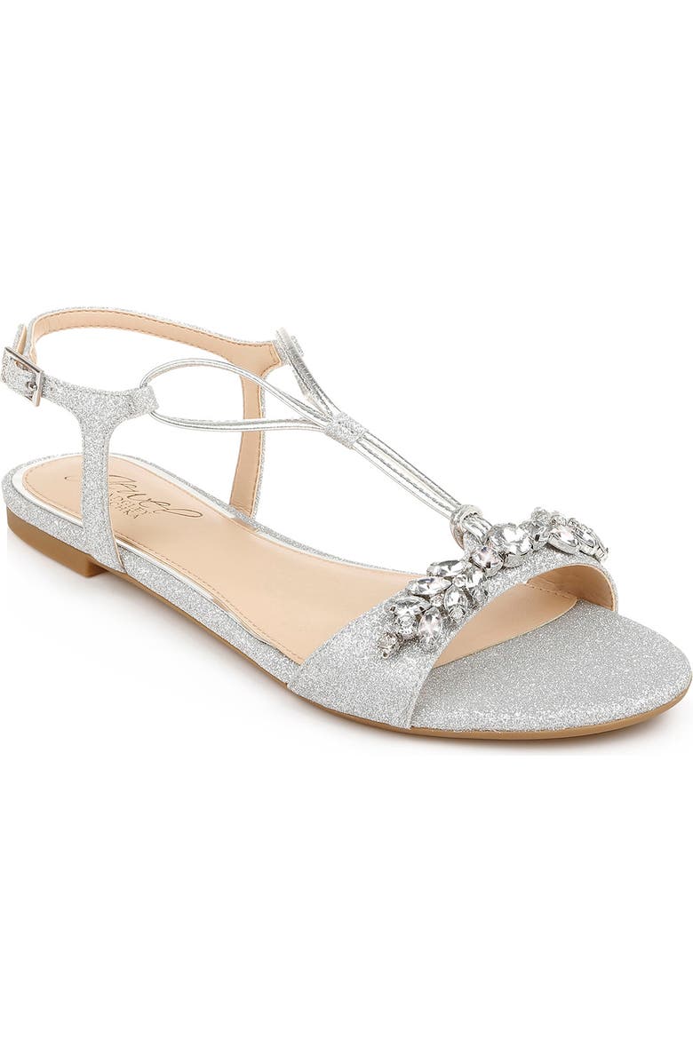 Jewel Badgley Mischka Badgely Mischka Paulina Embellished Sandal, Main, color,