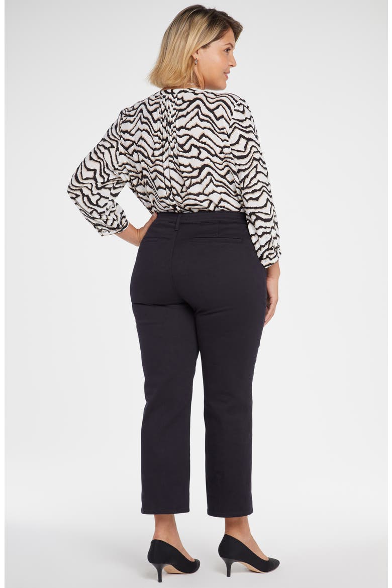 Piper Relaxed Crop Straight Leg Jeans, Alternate, color, BLACK