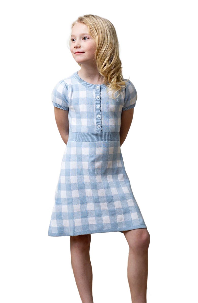 Hope & Henry Girls' Organic Button Front Sweater Dress, Toddler, Alternate, color, 