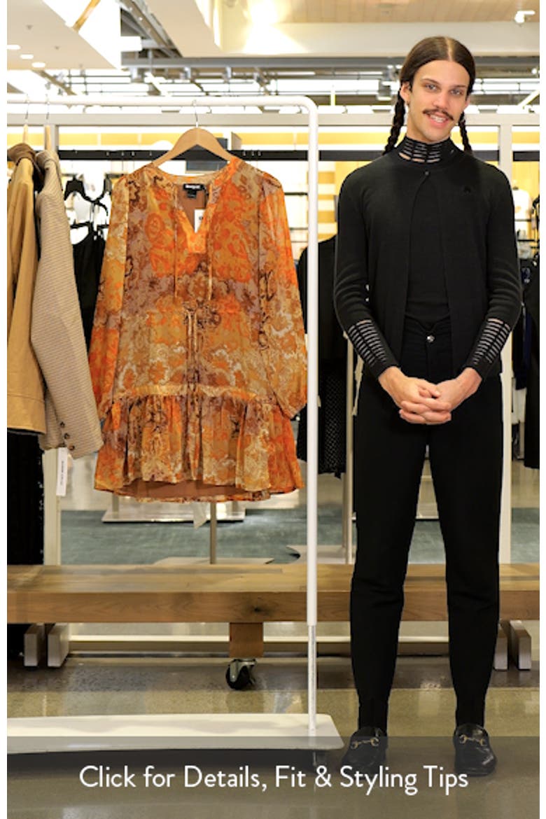 Boho Paisley Long Sleeve Dress video