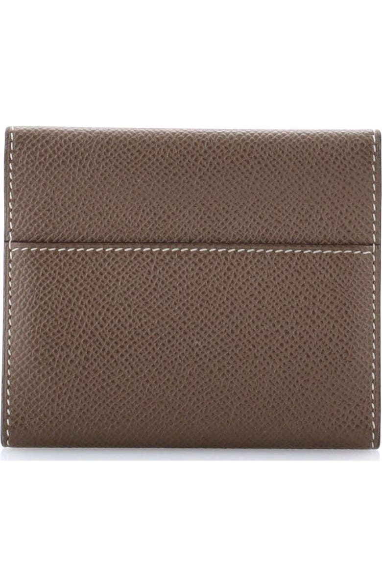 Pre-Owned Hermes Clic Wallet Epsom 12, Alternate, color, Etoupe