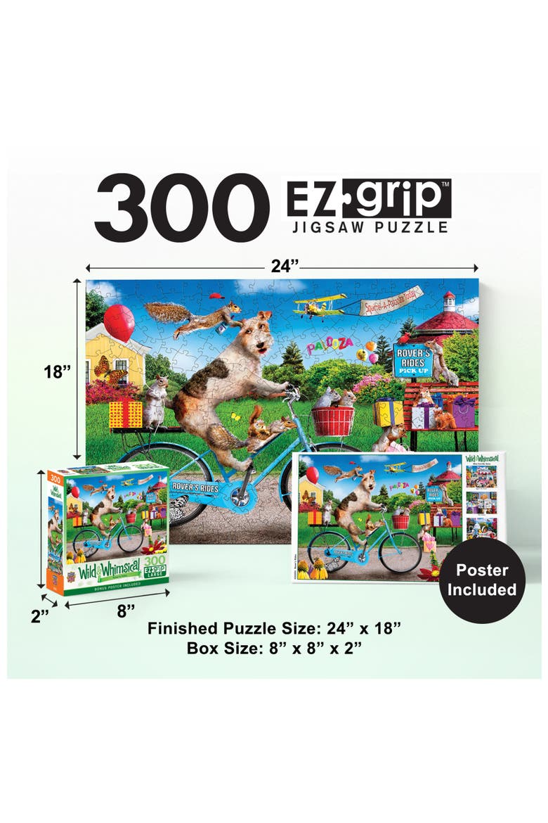 Rover Rides 300 Piece Jigsaw Puzzle, Alternate, color, Multicolor