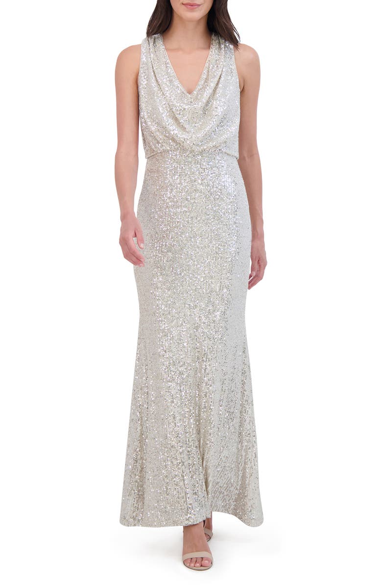 Eliza J Sequin Gown, Main, color, 