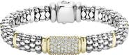 LAGOS Signature Caviar Pavé Diamond Bracelet