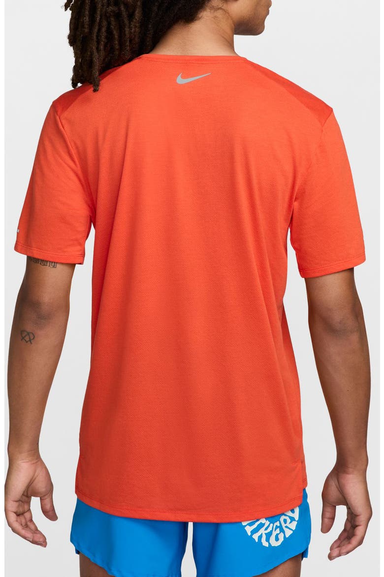 Dri-FIT Rise 365 Running Graphic T-Shirt, Alternate, color, COSMIC CLAY/ SUMMIT WHITE