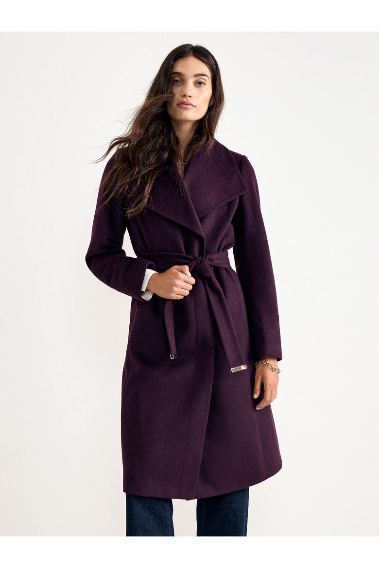 Petite Nicci Coat, Main, color, Purple