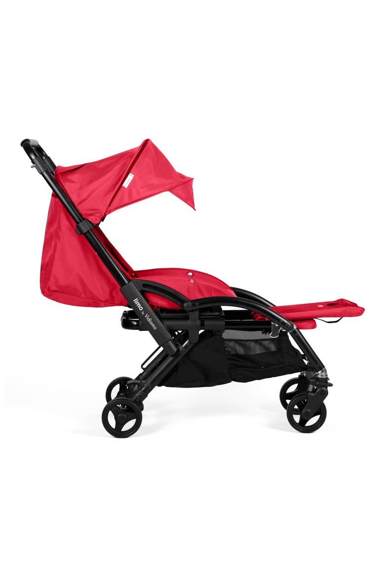 Limo Single to Double Stroller, Alternate, color, RASPBERRY RED