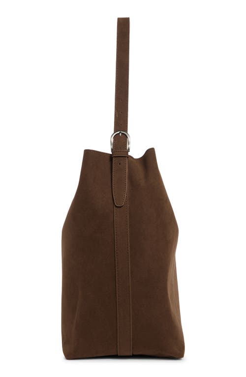 Bcbg Slouchy Bucket Shoulder Bag With Pouch In Brown