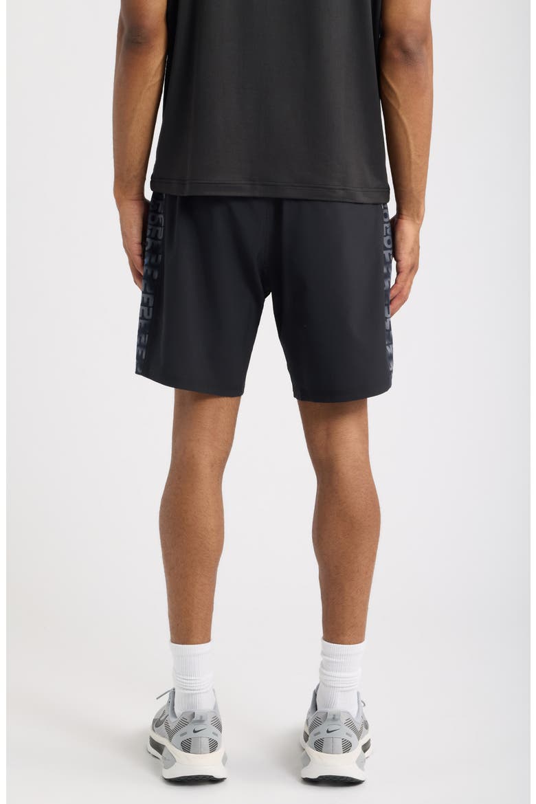 Galaxy Tech Shorts, Alternate, color, BLACK