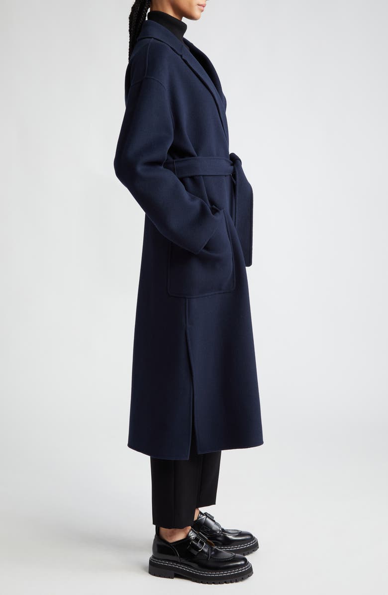 Max Mara Nina Belted Double Face Wool Coat, Alternate, color,