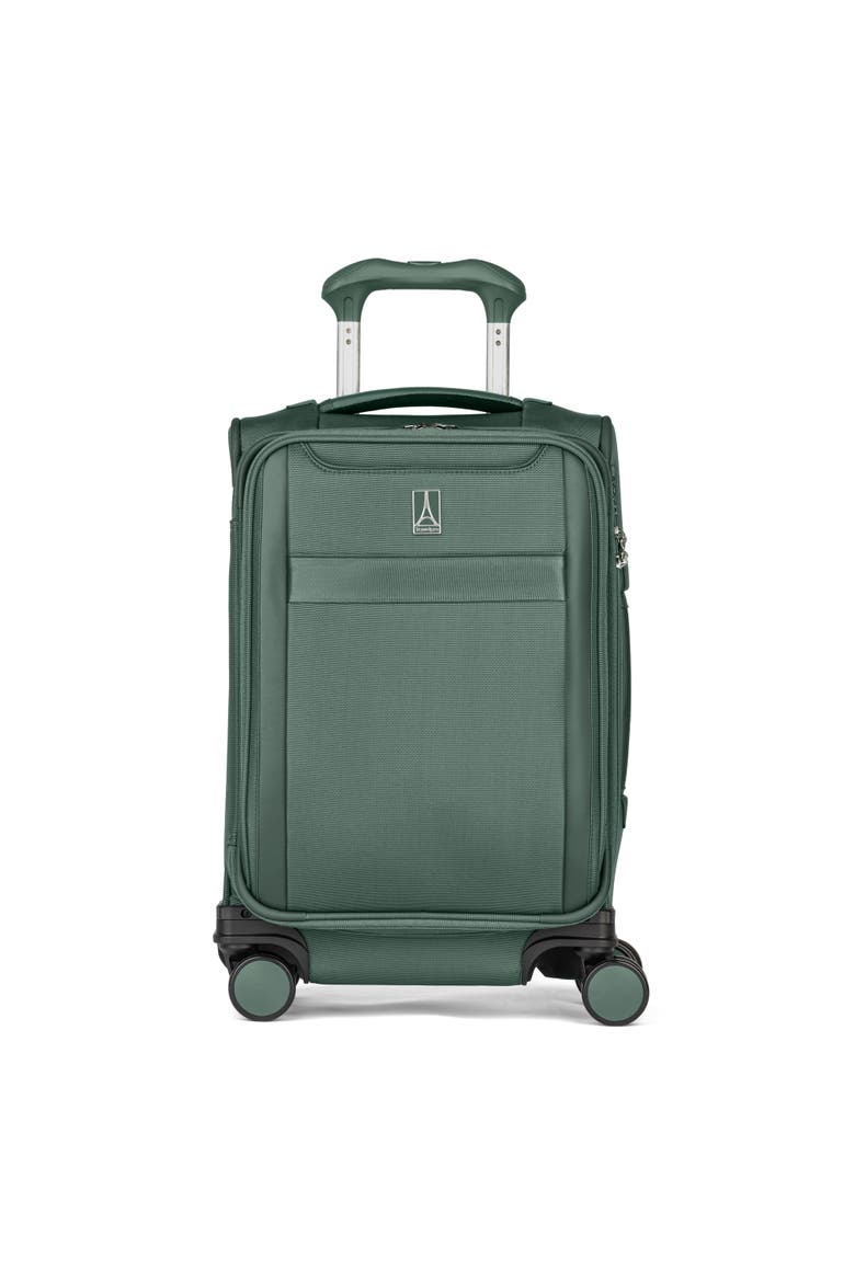 Versapack + Lightweight Softside Expandable 20" Compact Carry On Spinner Luggage, Main, color, Desert Sage
