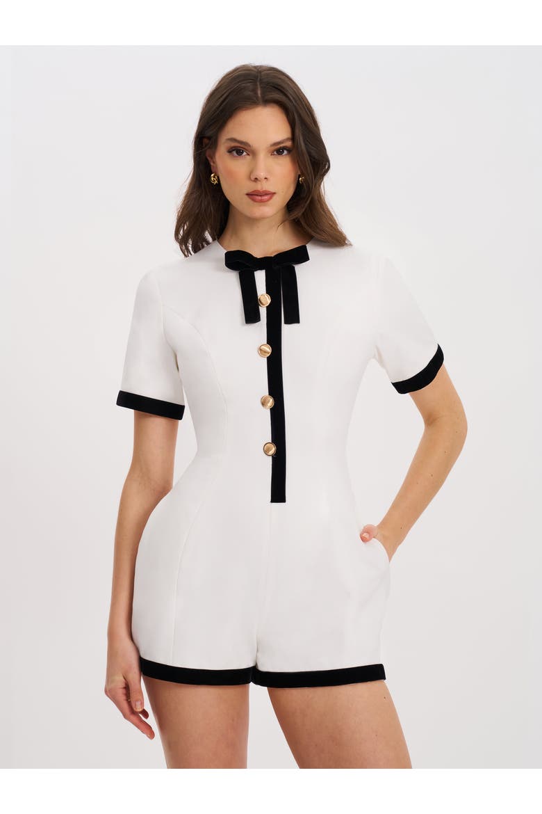 Idina Business Casual Rompers, Alternate, color, White