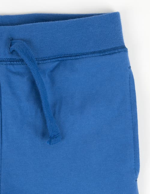 Leveret Kids 100% Cotton Lightweight Jogger Pants In Blue