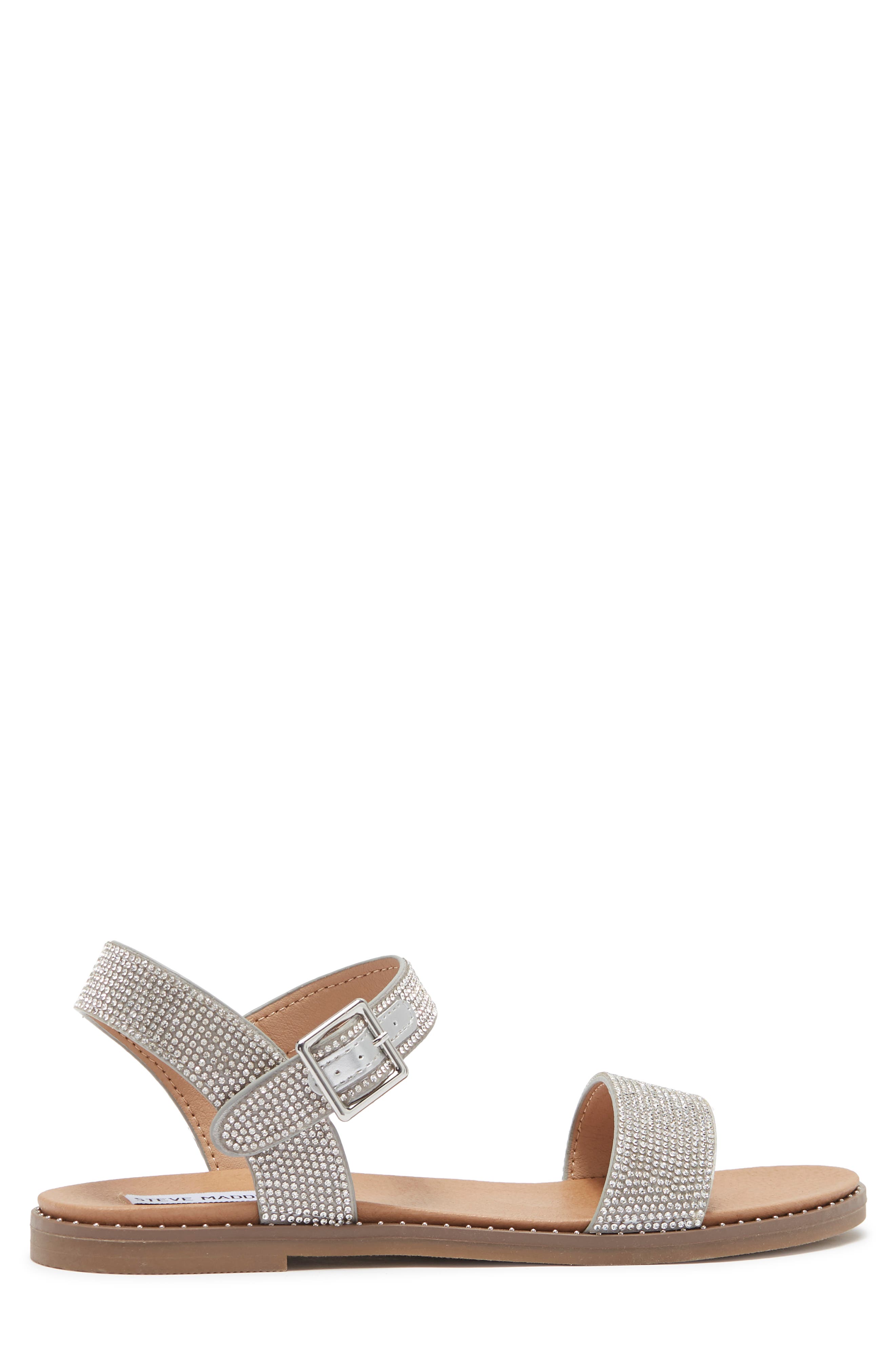 Steve Madden Tesa Rhinestone Embellished Sandal, Alternate, color, 