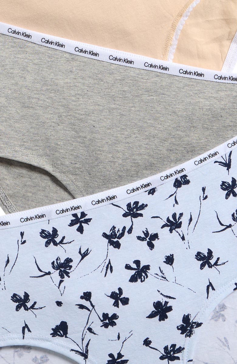 Calvin Klein Kids' 7-Pack Hipster Briefs, Alternate, color, Floral Pack