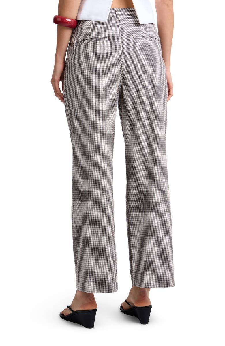 Onia Straight Leg Pant, Alternate, color, Brown/White