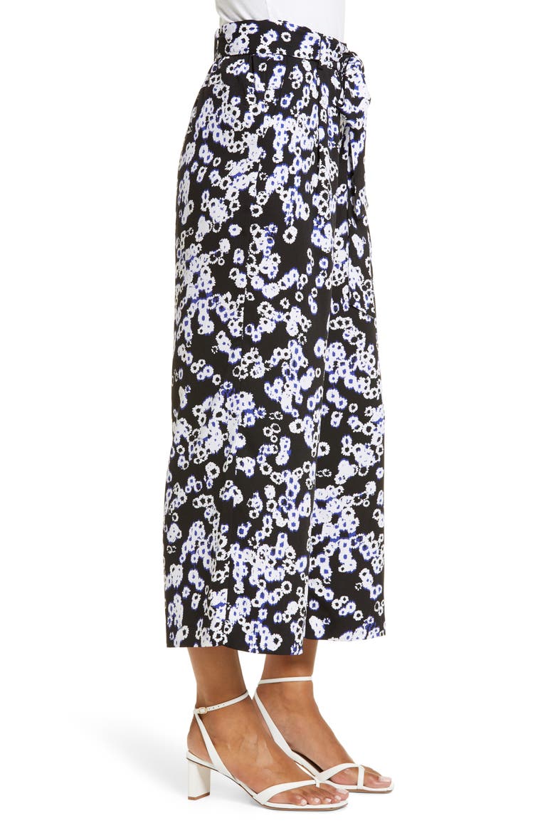 Wide Leg Crop Pants, Alternate, color, BLACK DEACON FLORAL