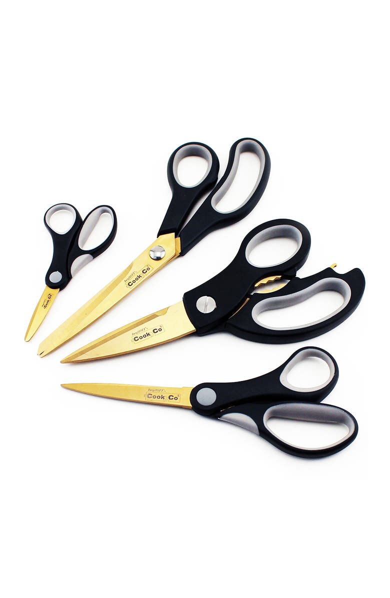 BergHOFF Studio Gold Scissors - Set of 4, Main, color, Gold