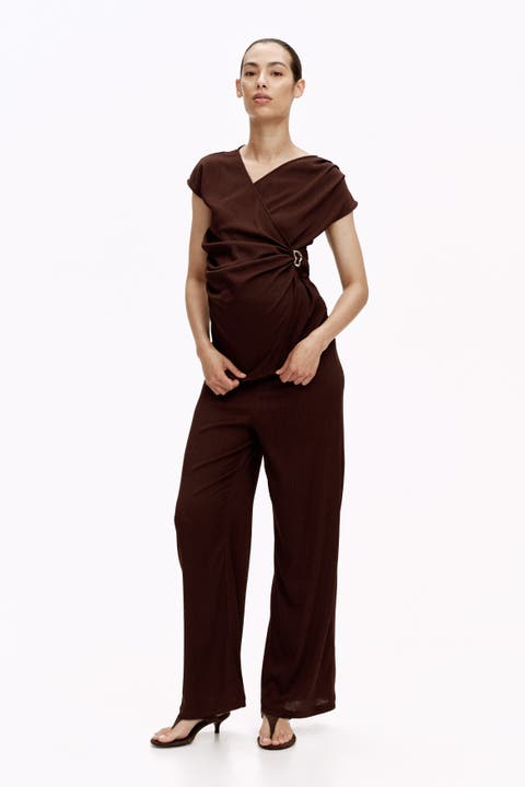 Mama 2-piece Crinkled Jersey Set