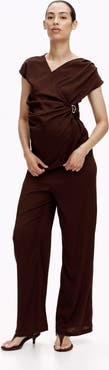 H&M Mama 2-piece Crinkled Jersey Set