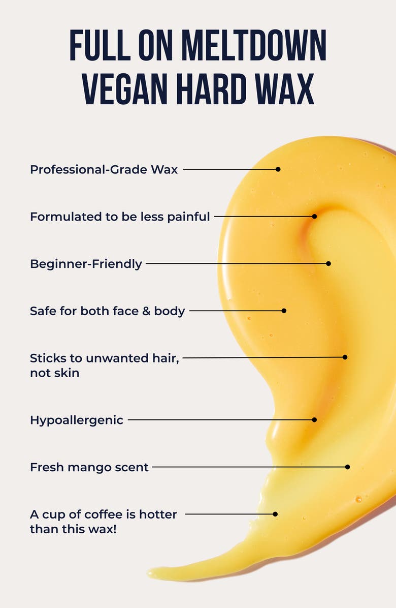 Crybaby Wax Full On Meltdown Vegan Hard Wax, Alternate, color,