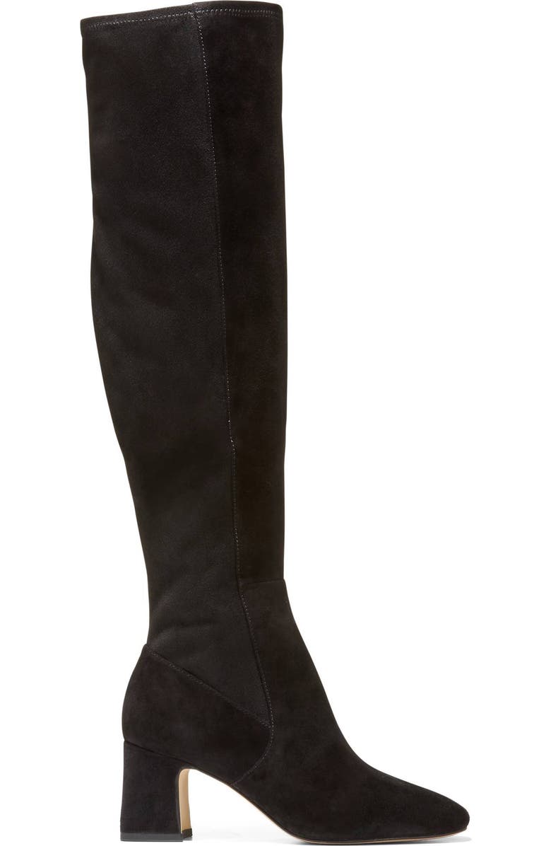 Cole Haan Georgette Over the Knee Boot, Alternate, color, Black Suede
