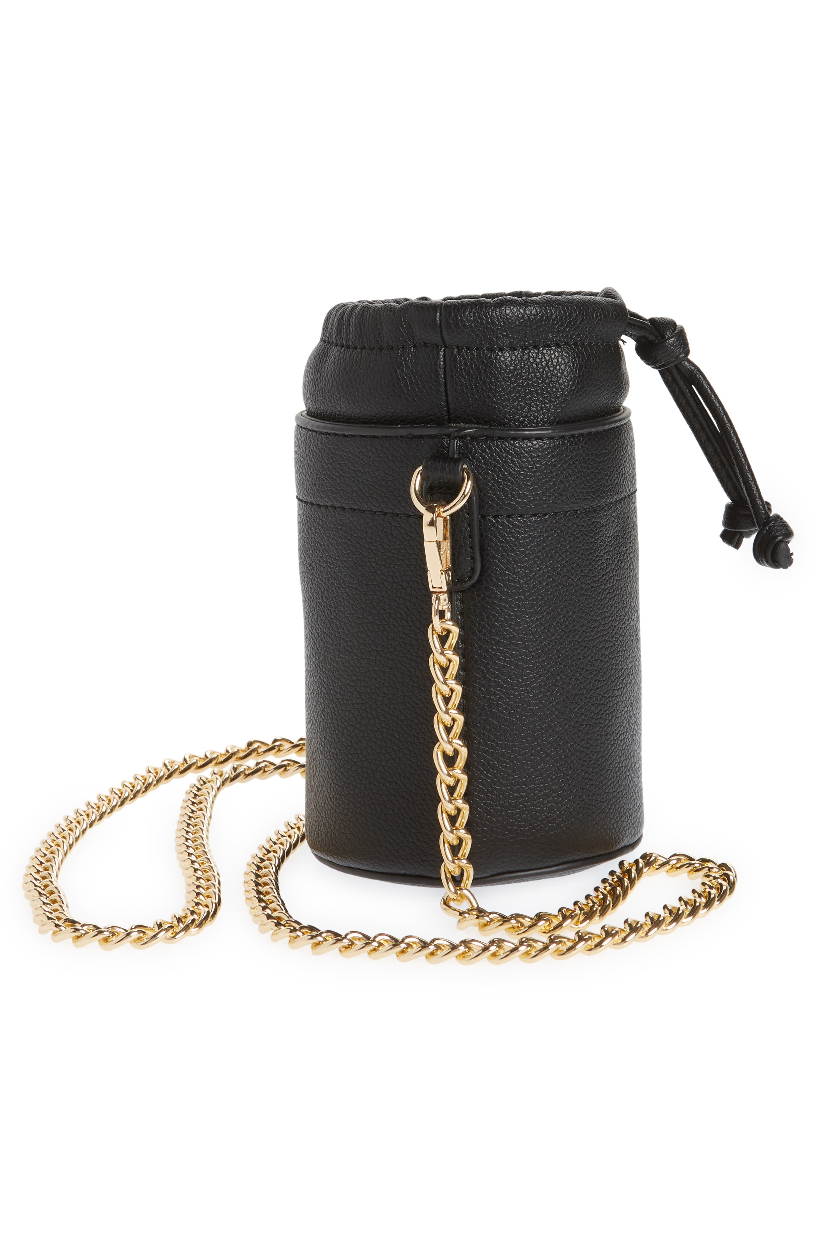 Mali + Lili Kristen Vegan Leather Water Bottle Crossbody Bag, Alternate, color, 