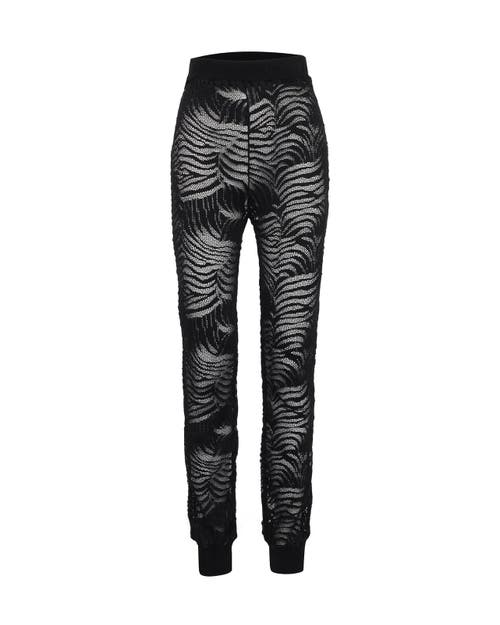 THEO The Label Artemis Fern Lace Trackpant in Black  product