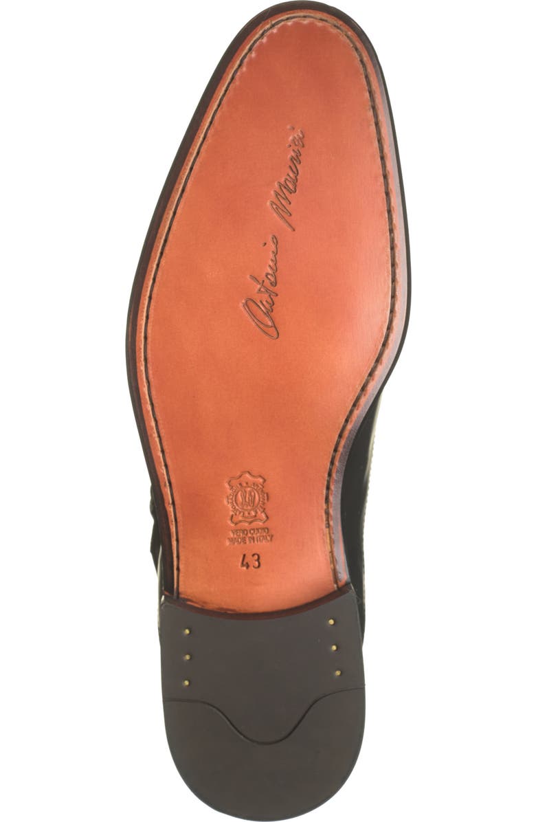 ANTONIO MAURIZI Cap Toe Monk Strap Shoe, Alternate, color,