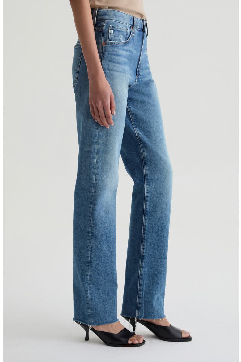 The Boyfriend Mid Rise Straight Leg Jeans, Alternate, color, AMERICAN WEST