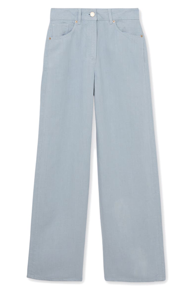Carmen High Waist Wide Leg Pants, Alternate, color, BLUE