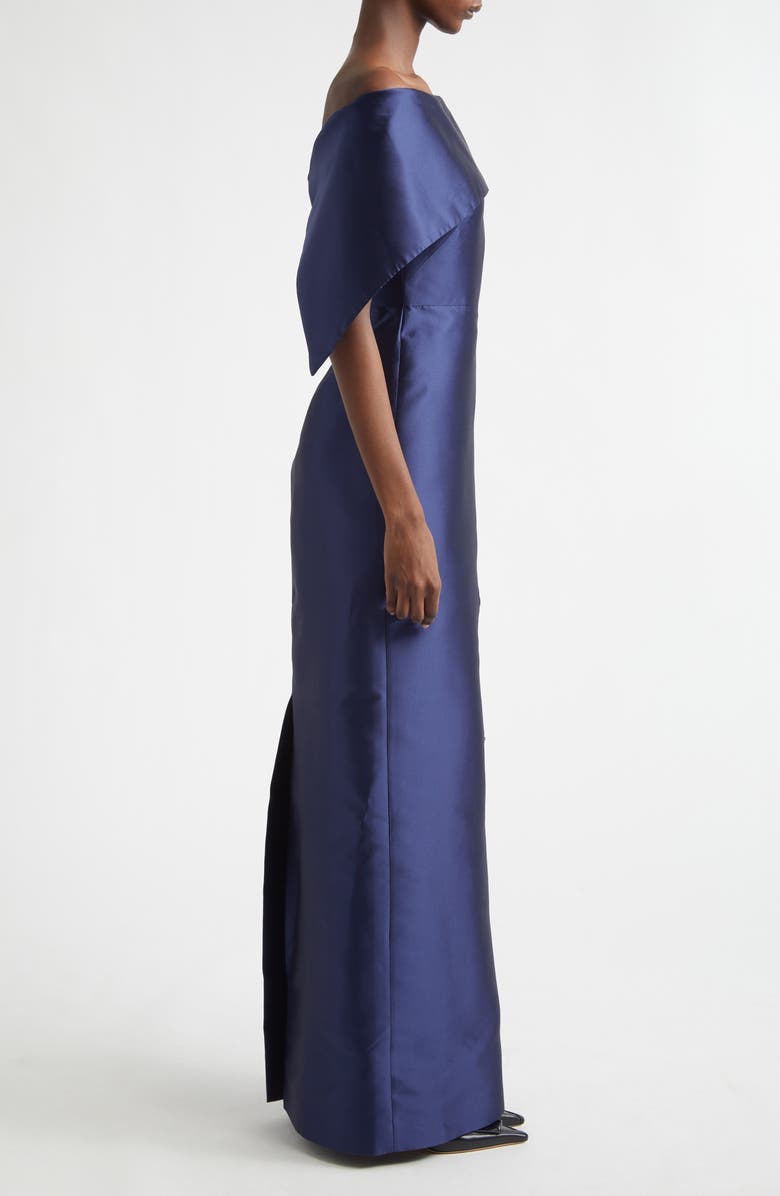 Erdem Beaded Off the Shoulder Mikado Column Gown, Alternate, color, 