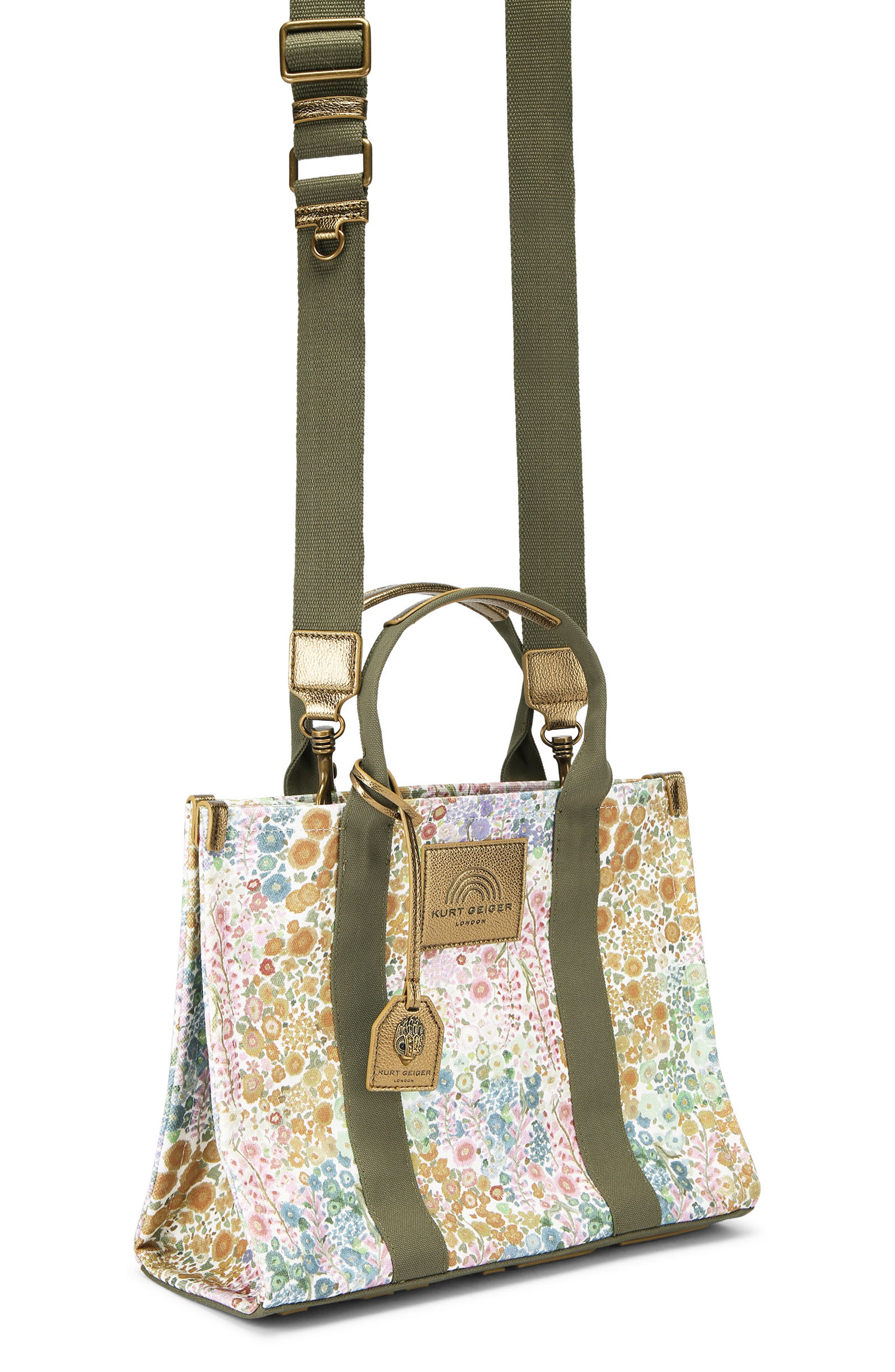 Kurt Geiger London Floral Couture Southbank Tote, Alternate, color, 
