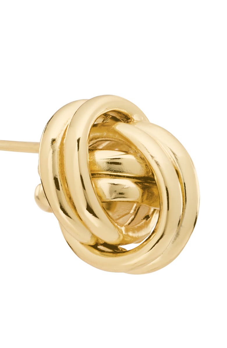 ATHRA LUXE Knot Stud Earrings, Alternate, color, Gold