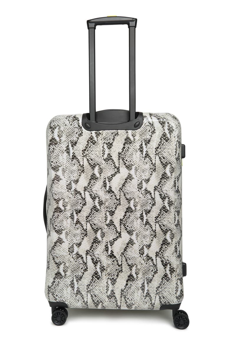Sky High Hardshell Suitcase, Alternate, color, SNAKESKIN - LIME