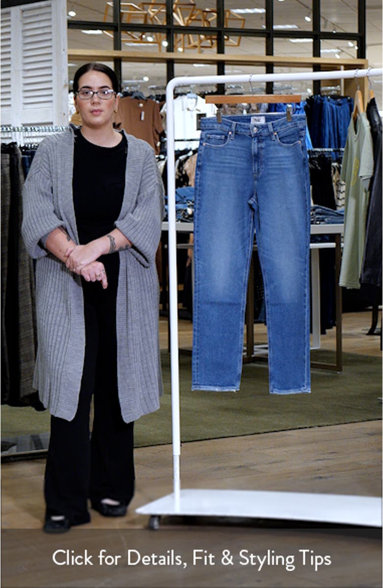 Cindy High Waist Ankle Straight Leg Jeans, sales video thumbnail