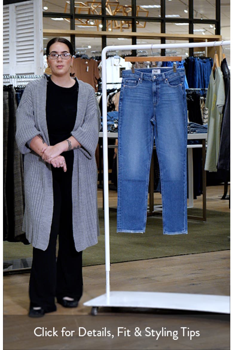 Cindy High Waist Ankle Straight Leg Jeans video
