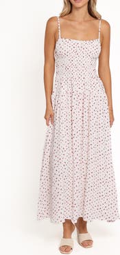 Petal & Pup Brittany Ditsy Floral Smocked Maxi Dress