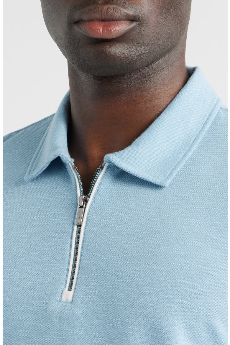 Quarter Zip Polo, Alternate, color, ETHER
