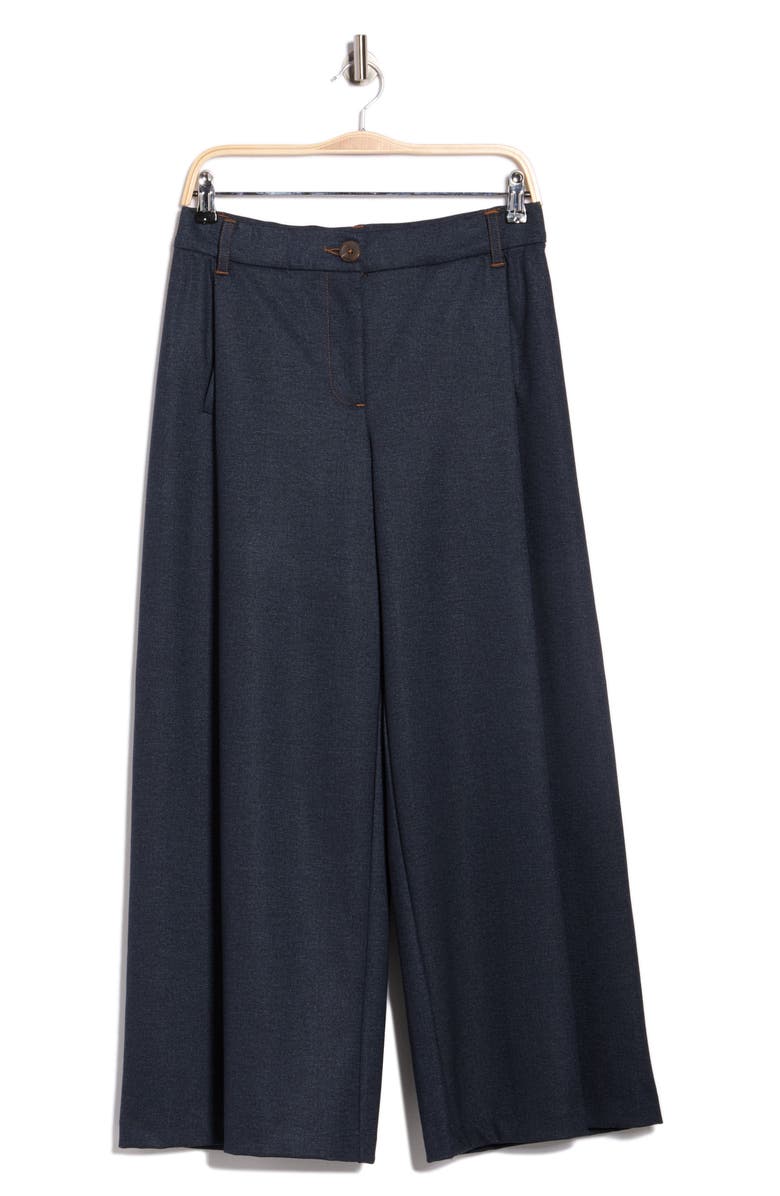 Democracy Ab Pleated Wide Leg Pants, Main, color, Indigo
