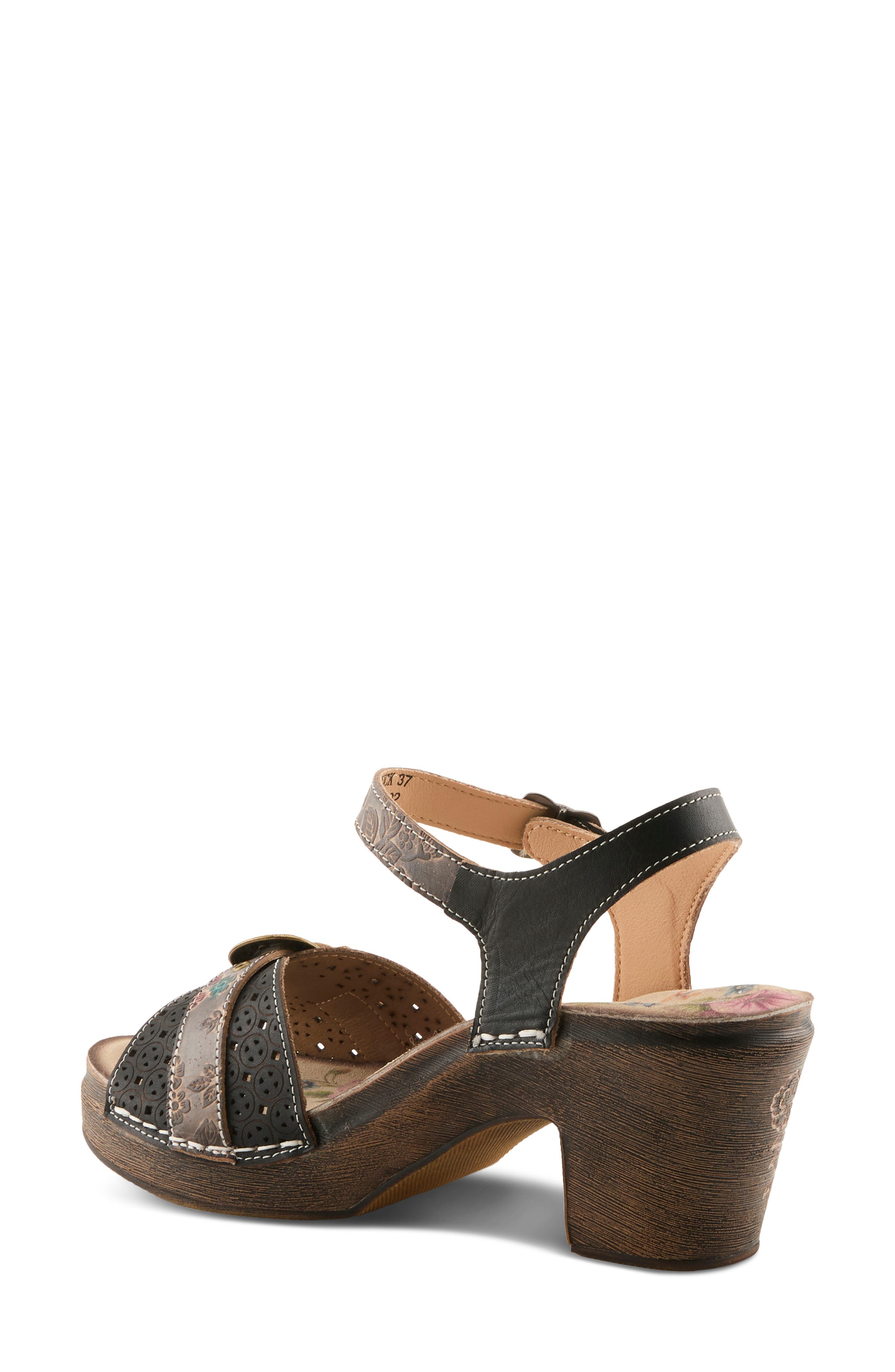 L'Artiste by Spring Step Upperbuck Ankle Strap Platform Sandal, Alternate, color, 