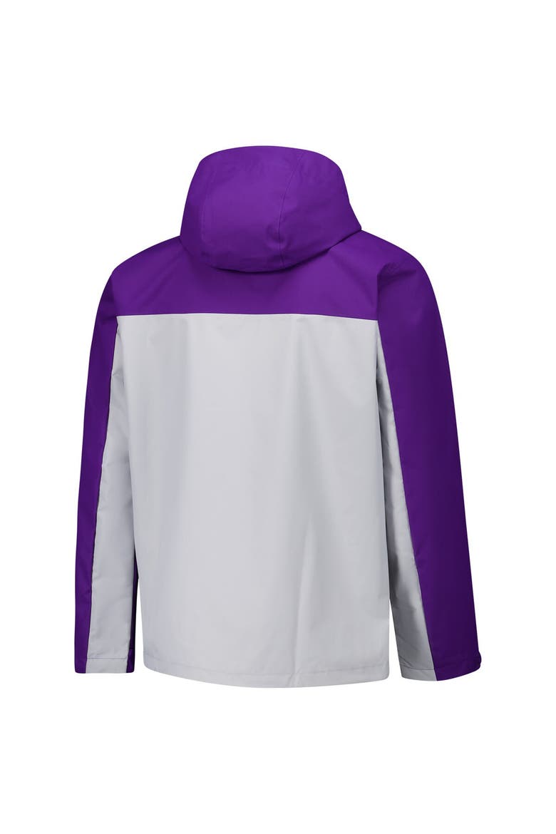 Men's Columbia  Purple LSU Tigers Field Bound Omni-Tech™ Full-Zip Jacket, Alternate, color, Purple