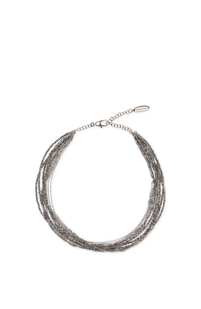 Brunello Cucinelli Vetro and Silver necklace, Main, color, 